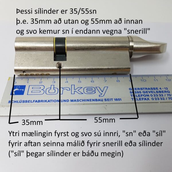 Sílinder ESLA NG4 30/30 sn króm