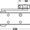 Hurðapumpa Hafele DCL 51 - EN 2-5 HO